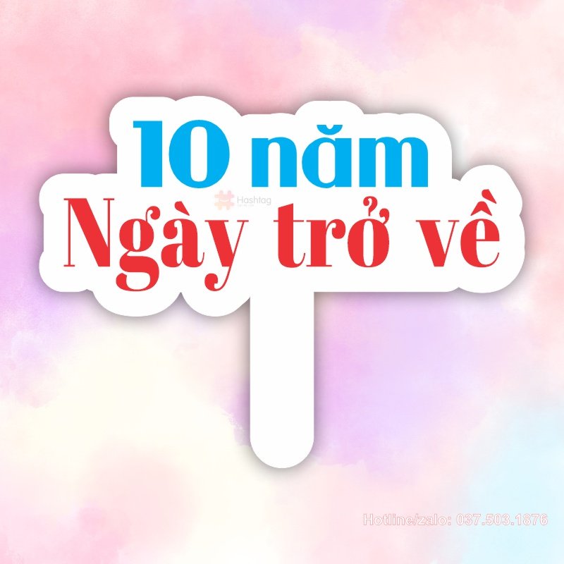Hashtag 10 năm ngày trở về