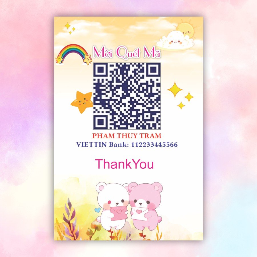 Bảng QR code để bàn đám cưới