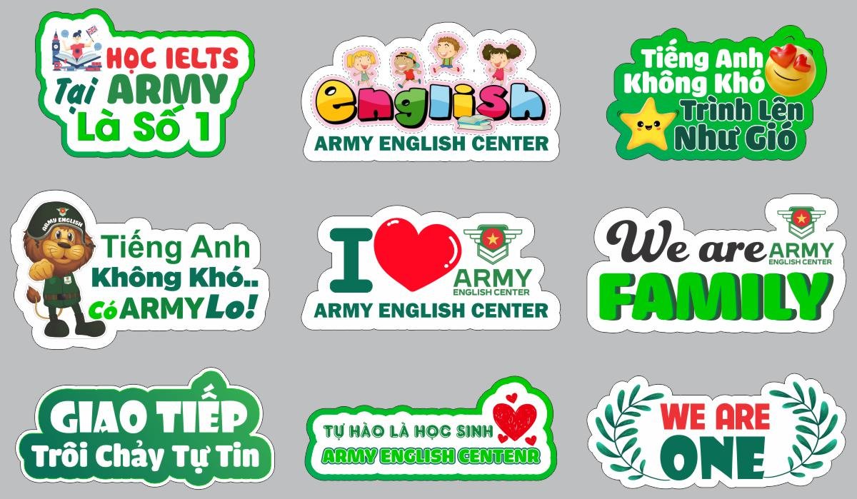bo hashtag cong ty army