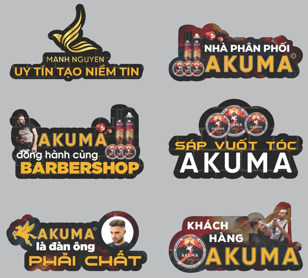bo hashtag san pham akuma