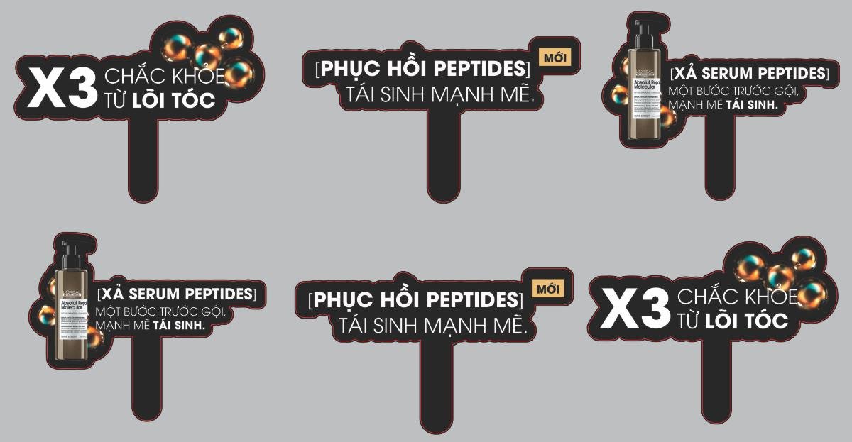 bo hashtag san pham xa serum peptides
