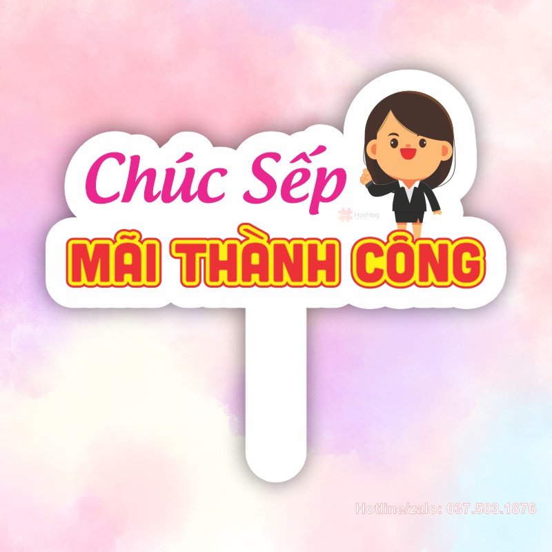 Chúc sếp mãi thành công