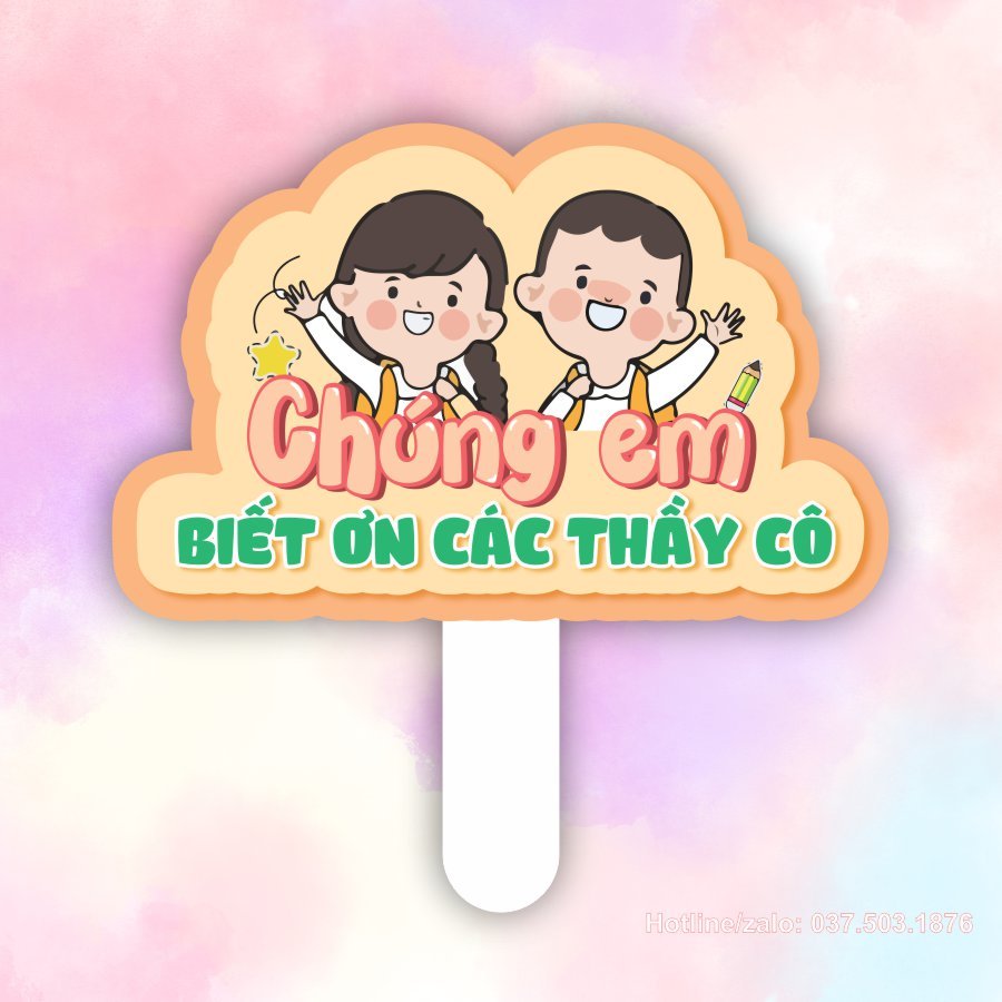 Hashtag chúng em biết ơn các thầy cô