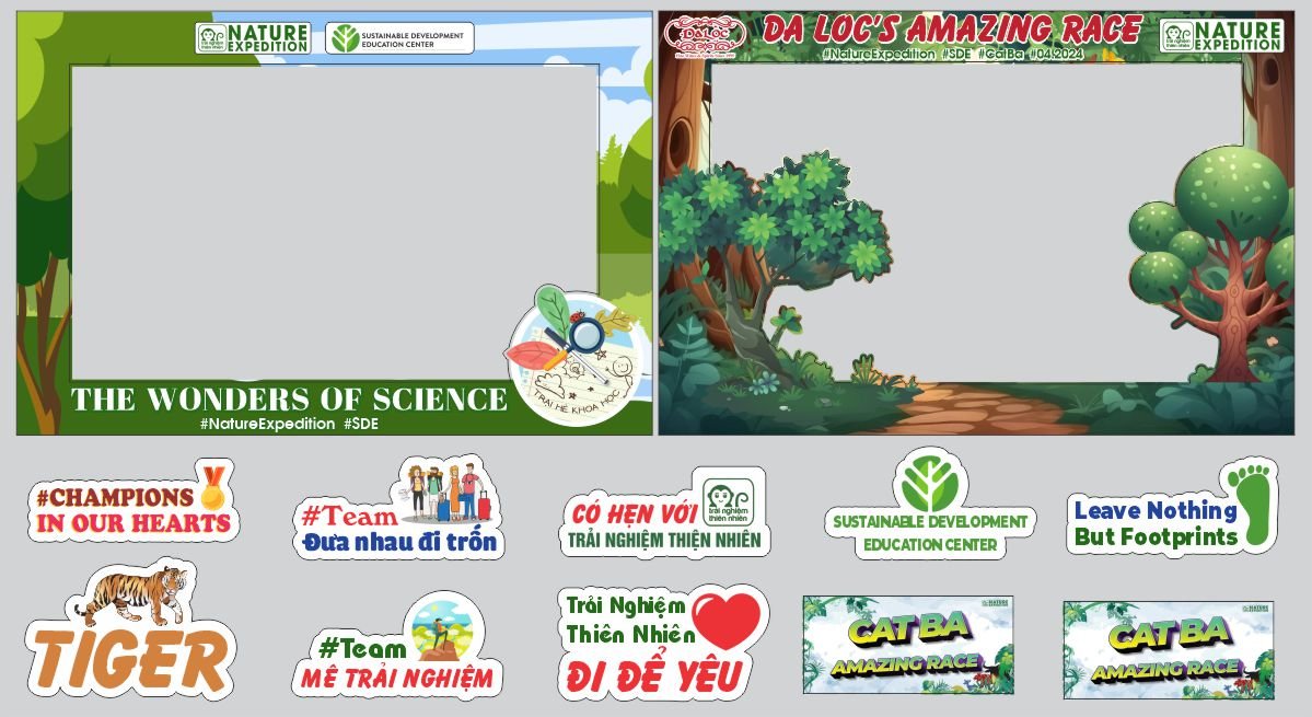 Khung chụp hình Trải nghiệm Thiên nhiên (Nature Expedition)