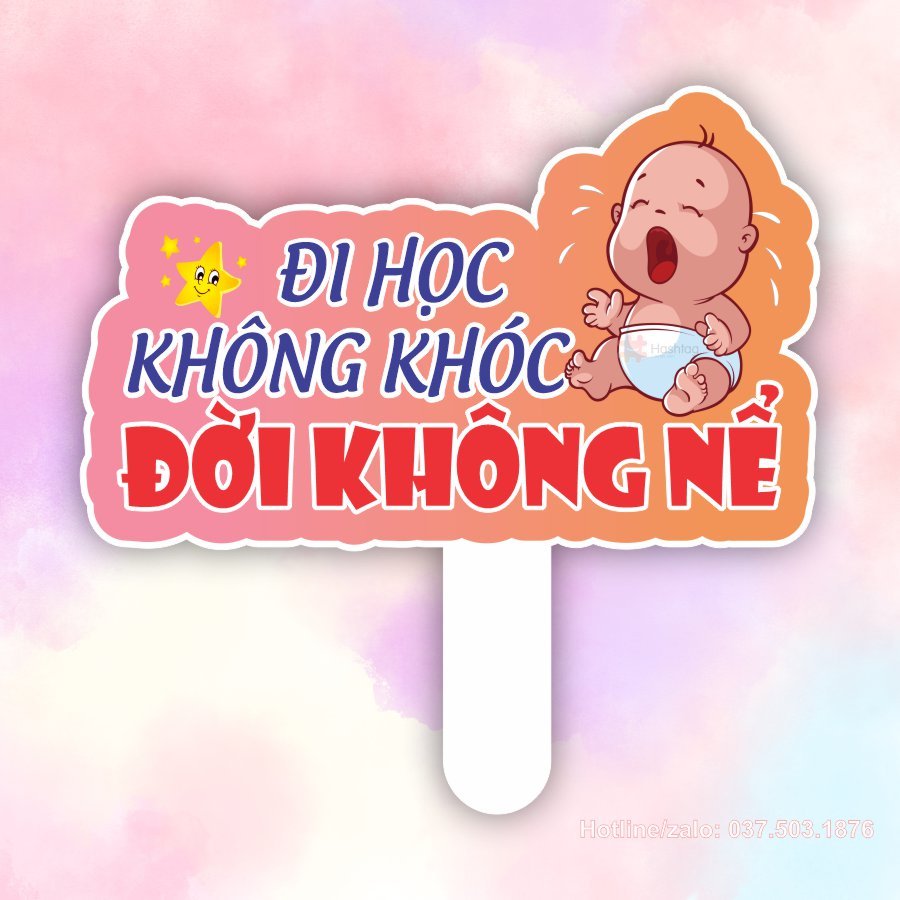Hashtag đi học không khóc đời không nể