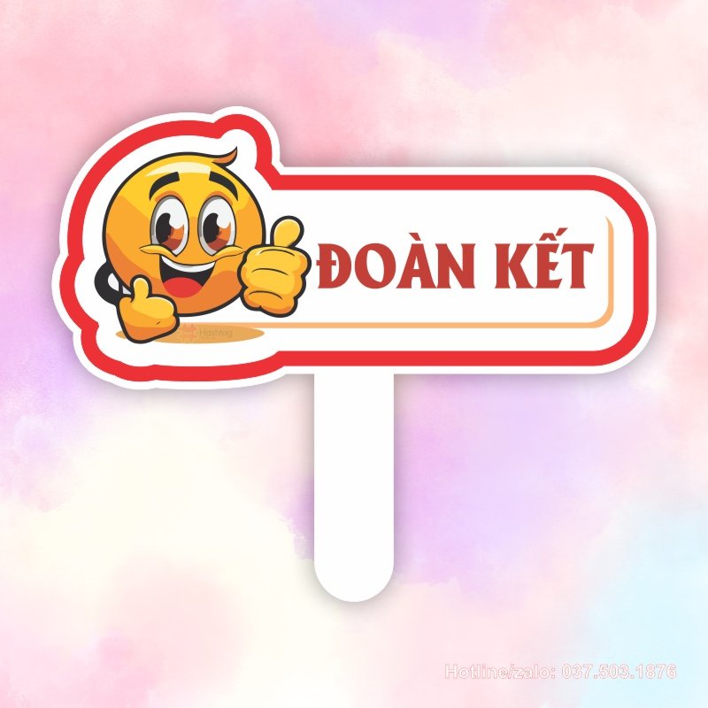 Hashag cầm tay Đoàn kết