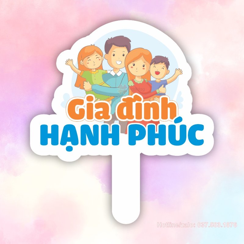 Hashtag gia đình hạnh phúc