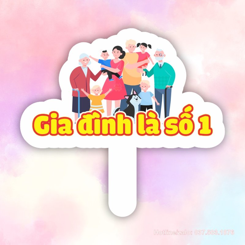 Hashtag cầm tay gia đình là số 1