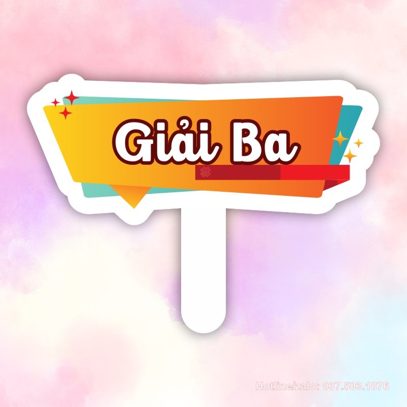 Bảng cầm tay Giải Ba