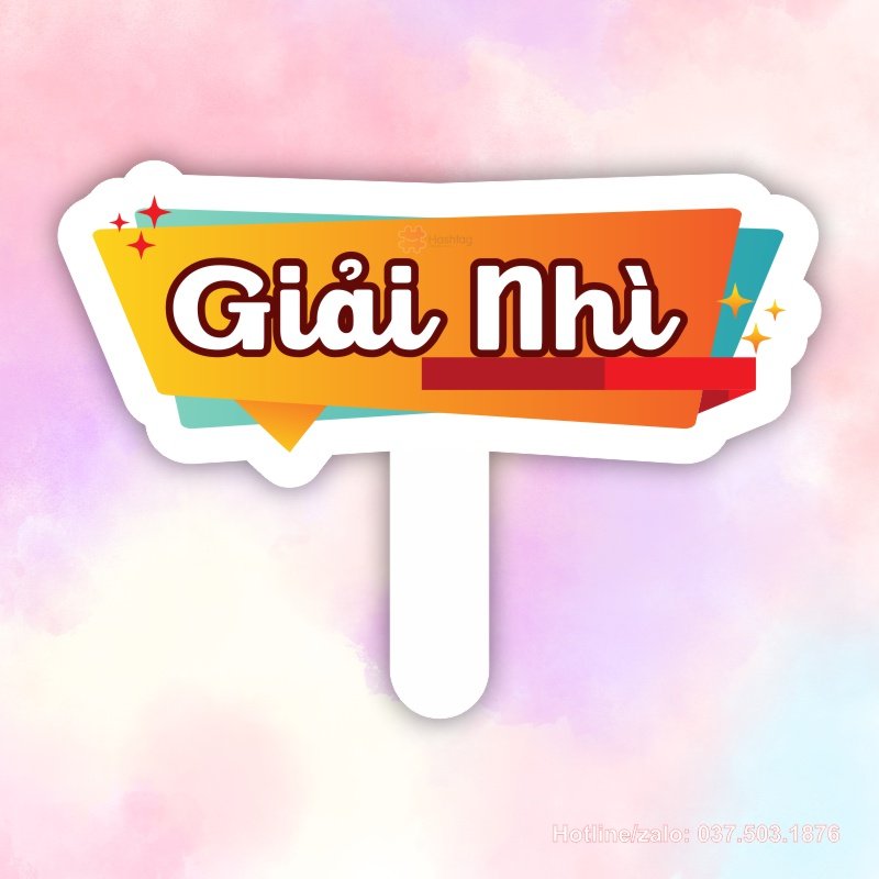 Hashtag cầm tay Giải Nhì