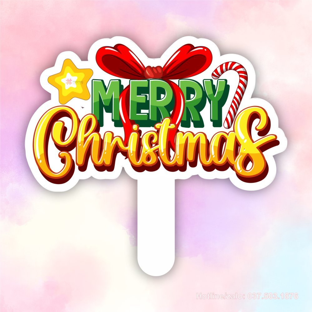 Hantag merry christmas