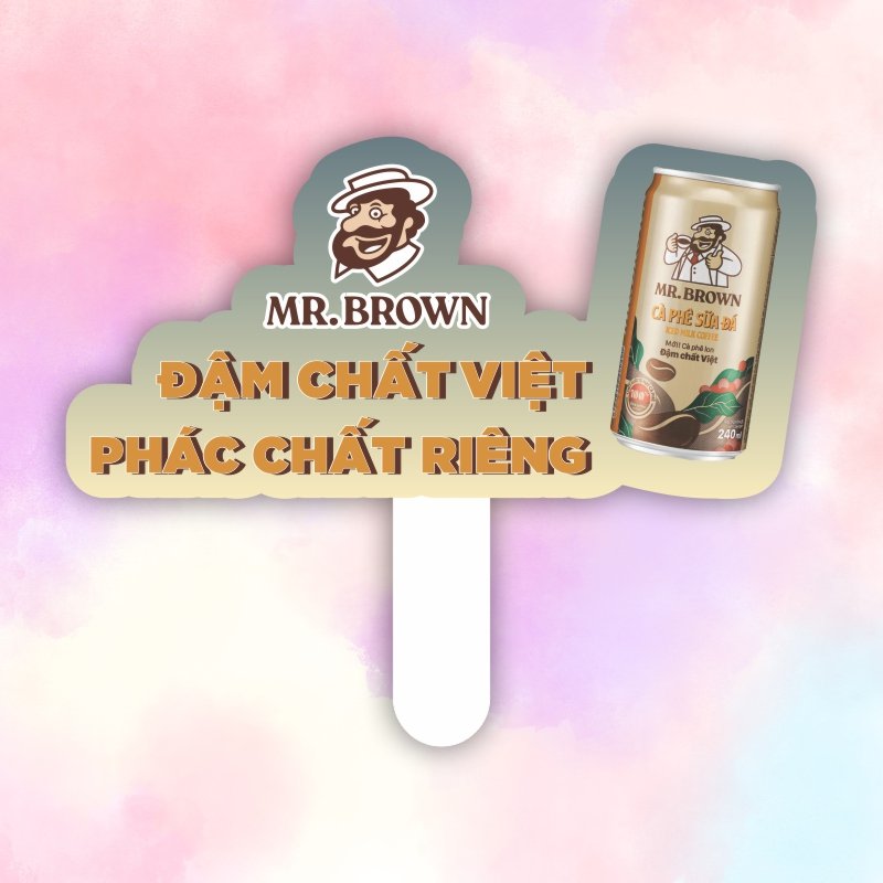 Hashtag cà phê Mr.Brown