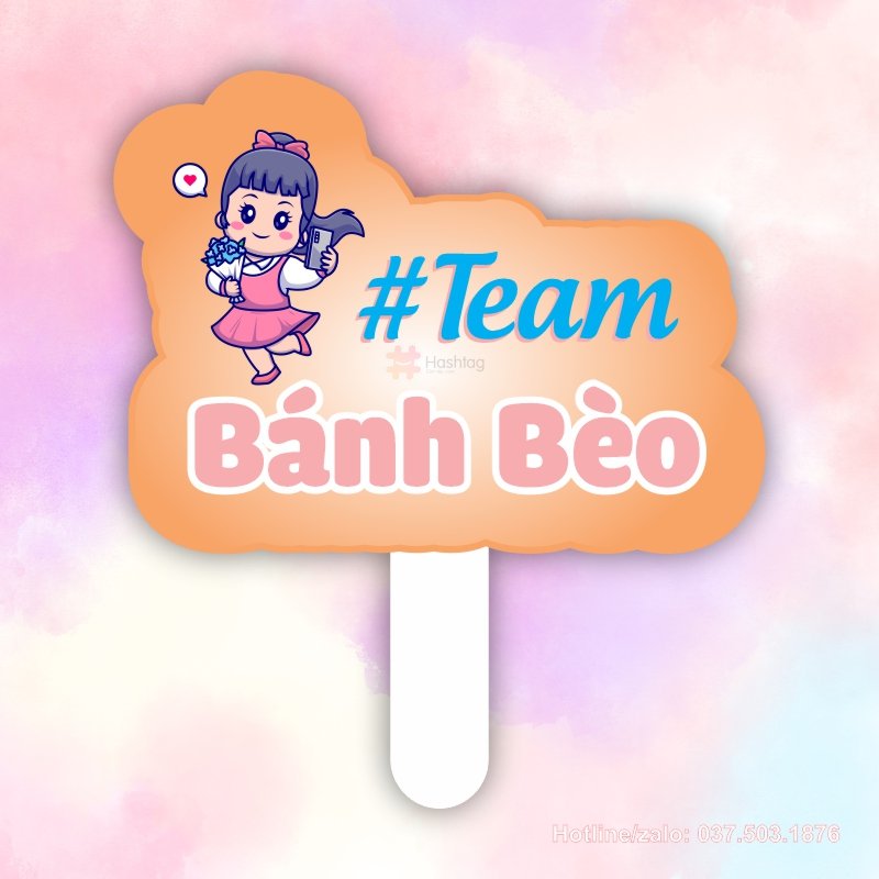 Hashtag cầm tay team bánh bèo