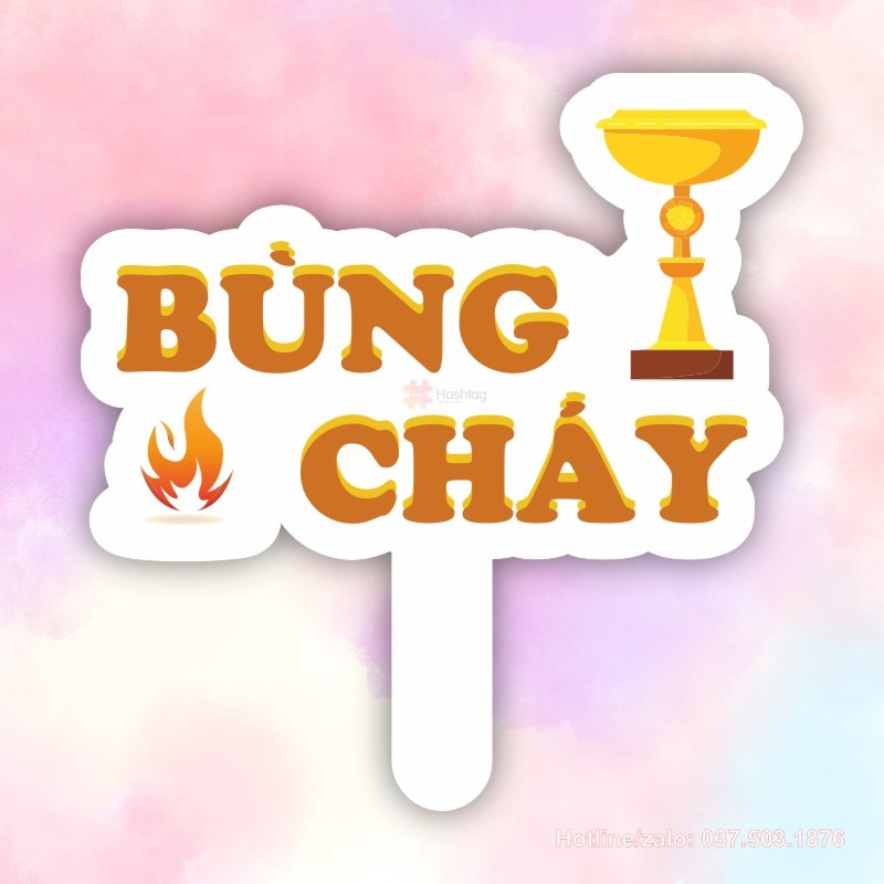 Hashtag cầm tay bùng cháy