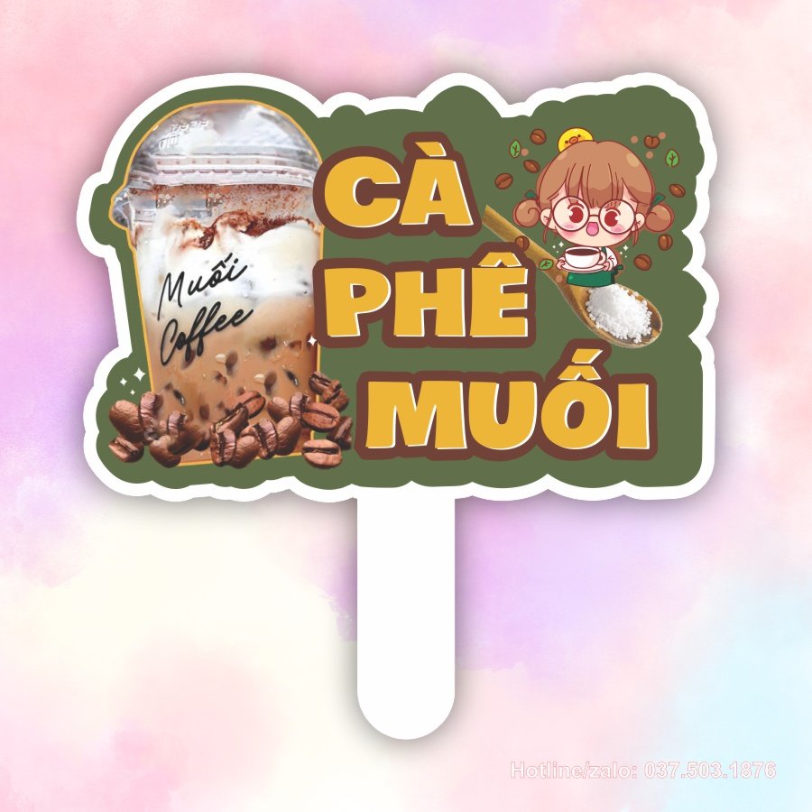 Hashtag cầm tay Cà phê muối