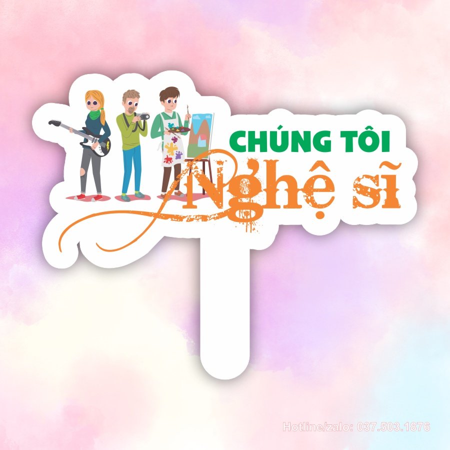 Hashtag cầm tay chúng tôi là nghệ sĩ