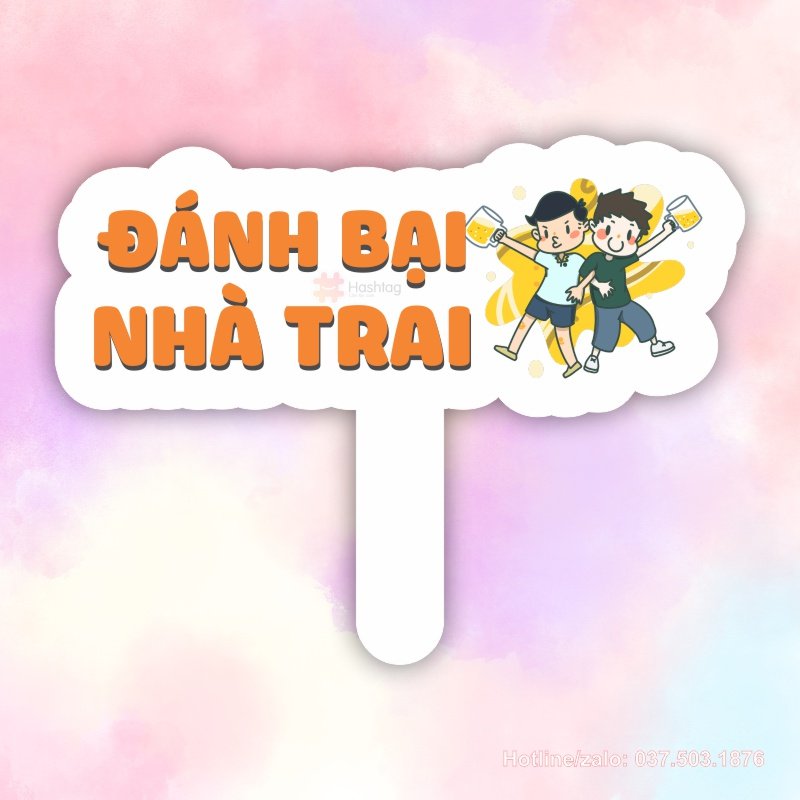 Hashtag cầm tay đánh bại nhà trai