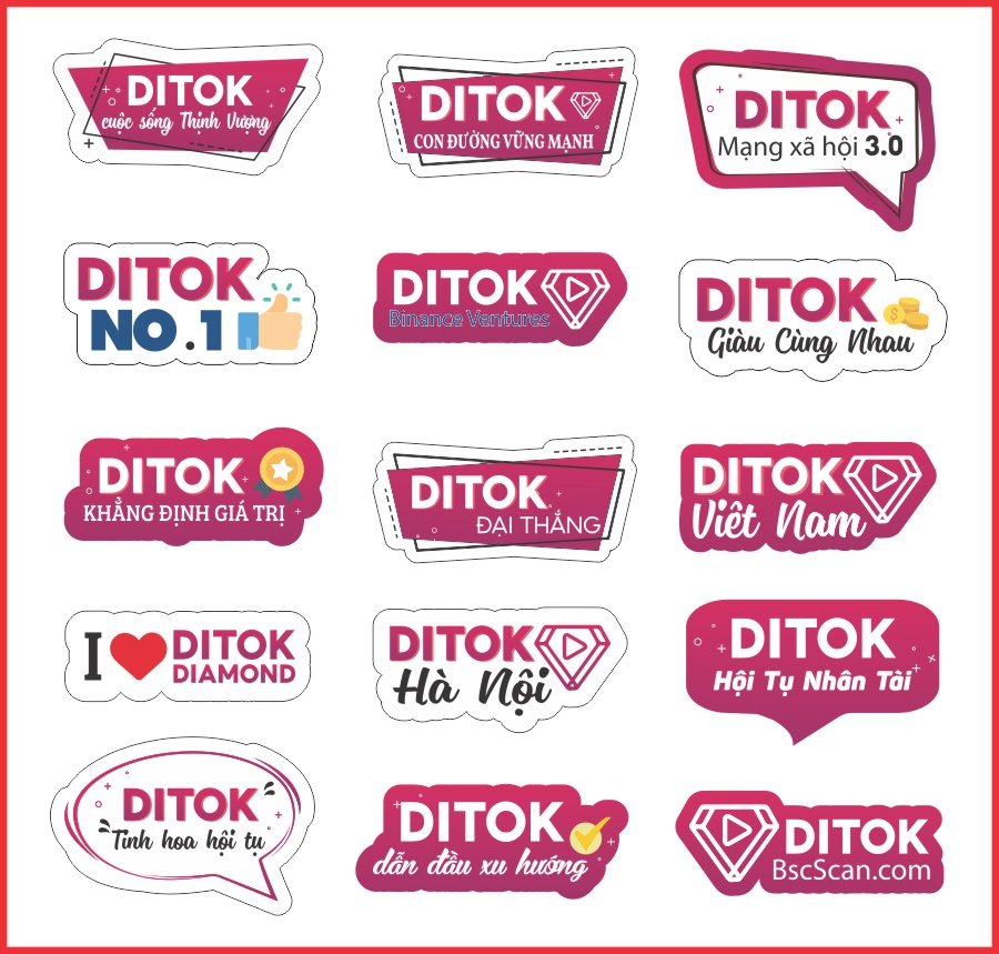 Hashtag cầm tay ditok vietnam
