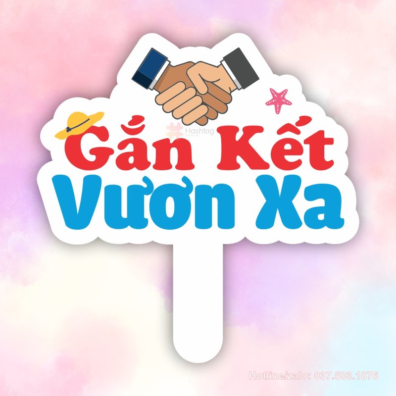 Hashtag cầm tay Gắn kết vươn xa