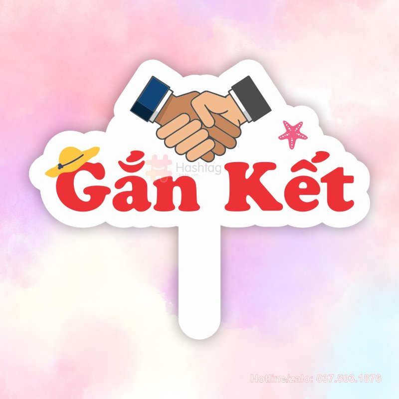 Hashtag cầm tay Gắn kết