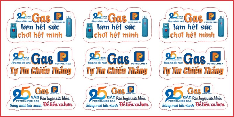 Hashtag cầm tay Gas Petrolimex