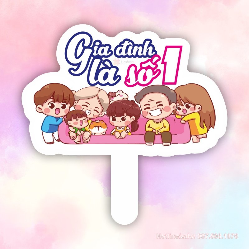 Hashtag cầm tay gia đình là số 1