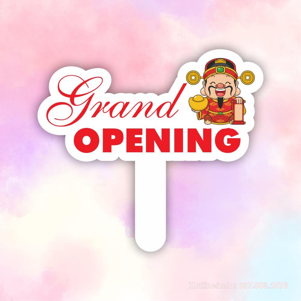 Hashtag grand opening
