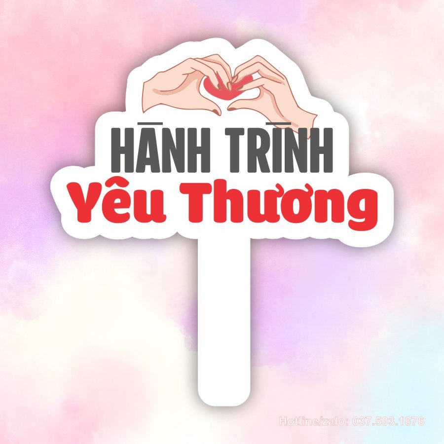 Hashtag cầm tay hành trình yêu thương