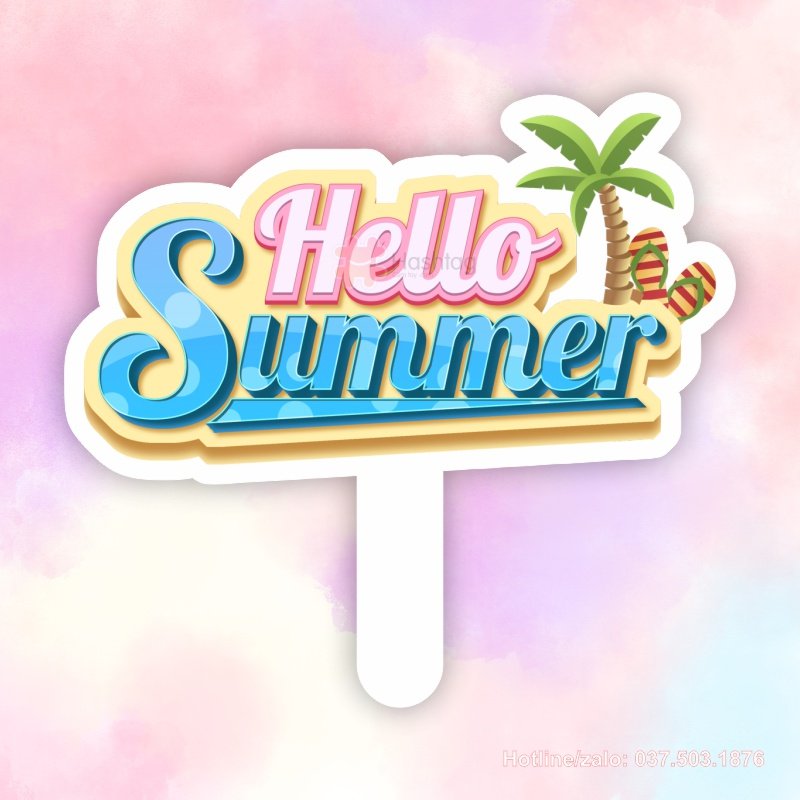 Hashag cầm tay hello summer