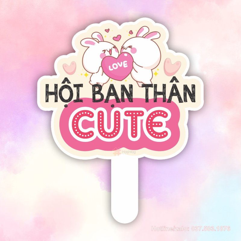 Hashtag cầm tay hội bạn thân cute