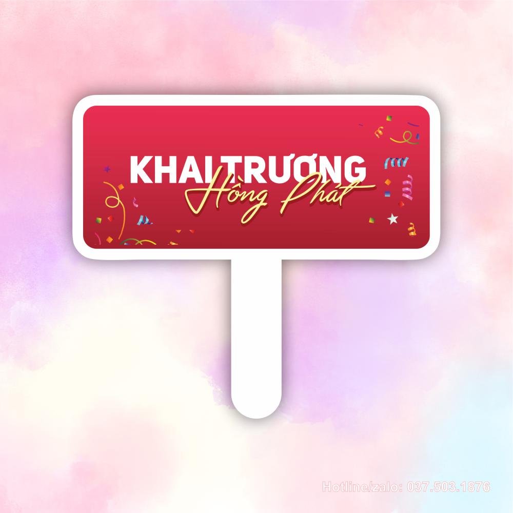 Hashtag khai trương hồng phát