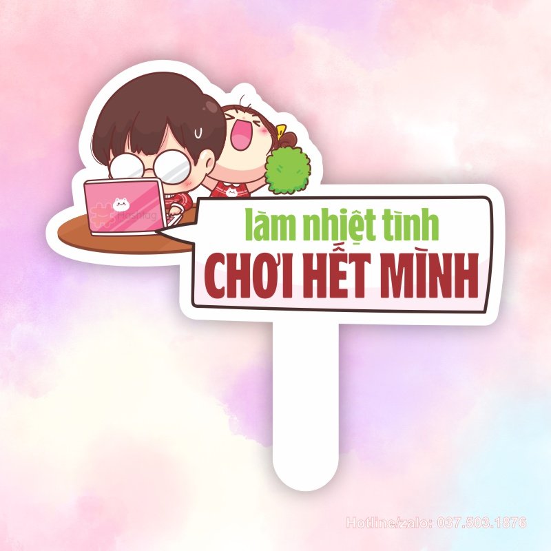 Hashag cầm tay Làm nhiệt tình Chơi hết mình