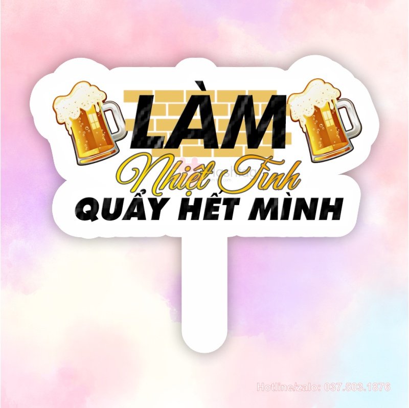 Hashtag cầm tay làm nhiệt tình quẩy hết mình