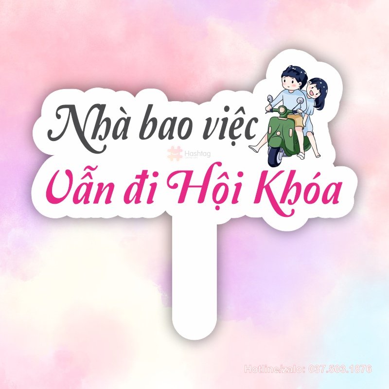 Hashtag cầm tay nhà bao việc vẫn đi hội khóa
