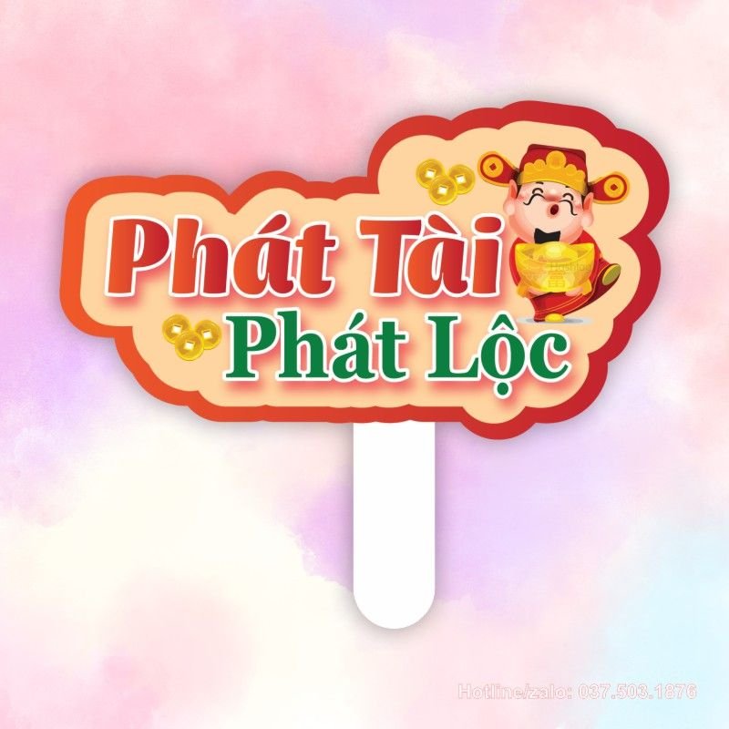 Hashtag cầm tay Phát tài phát lộc