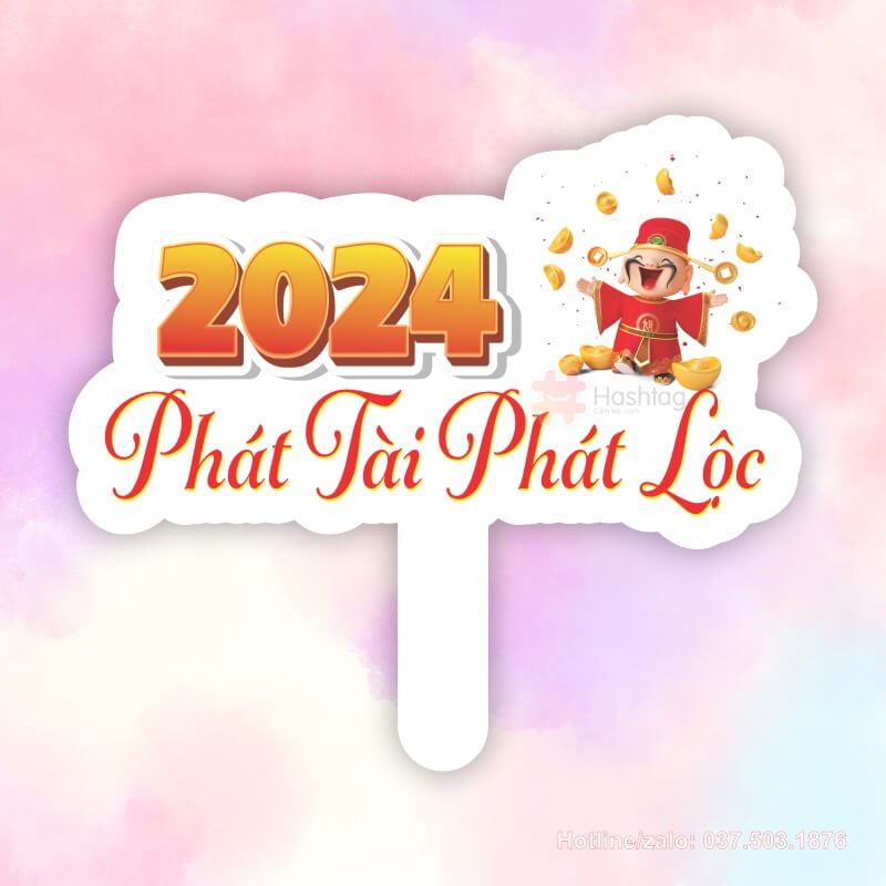 Hashtag cầm tay phát tài phát lộc