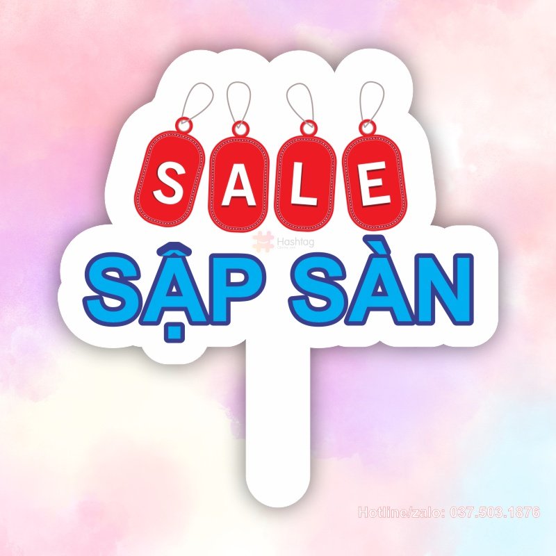 Hashtag cầm tay sale sập sàn