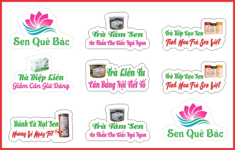 Hashtag cầm tay đặc sản trà Sen quê Bác