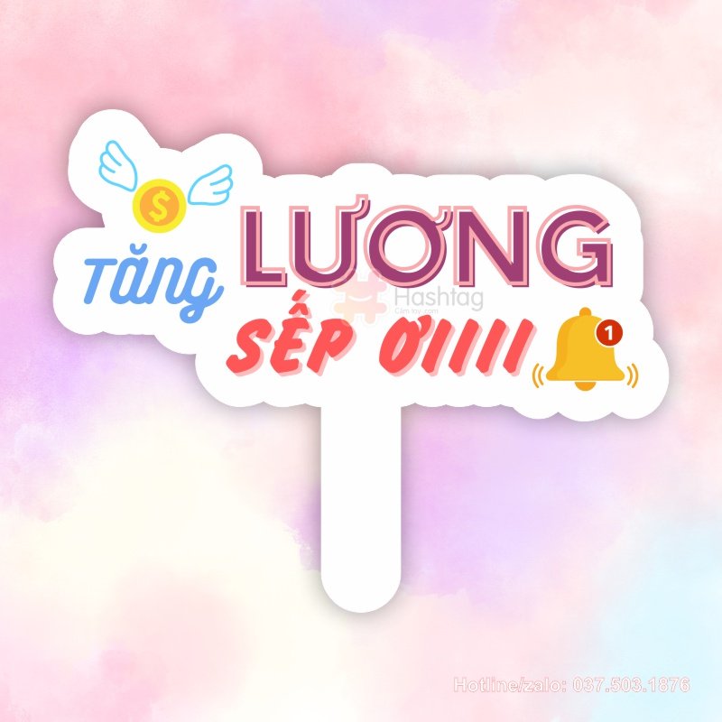 Hashtag cầm tay tăng lương sếp ơi