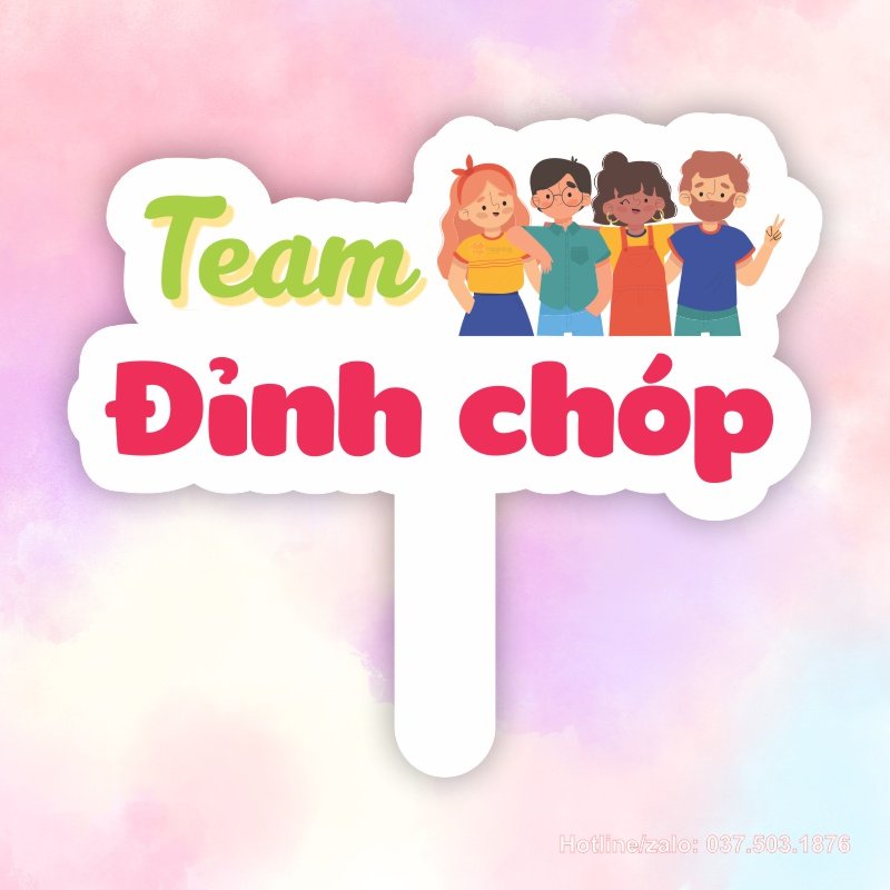 Hashtag cầm tay team đỉnh chóp