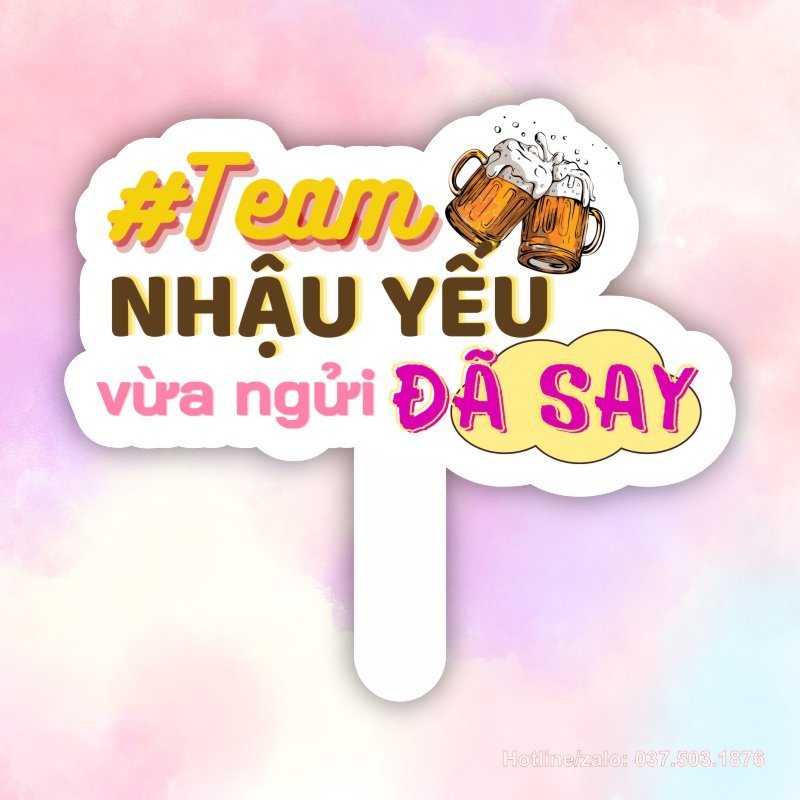 Hashtag cầm tay team nhậu yếu vừa ngửi đã say