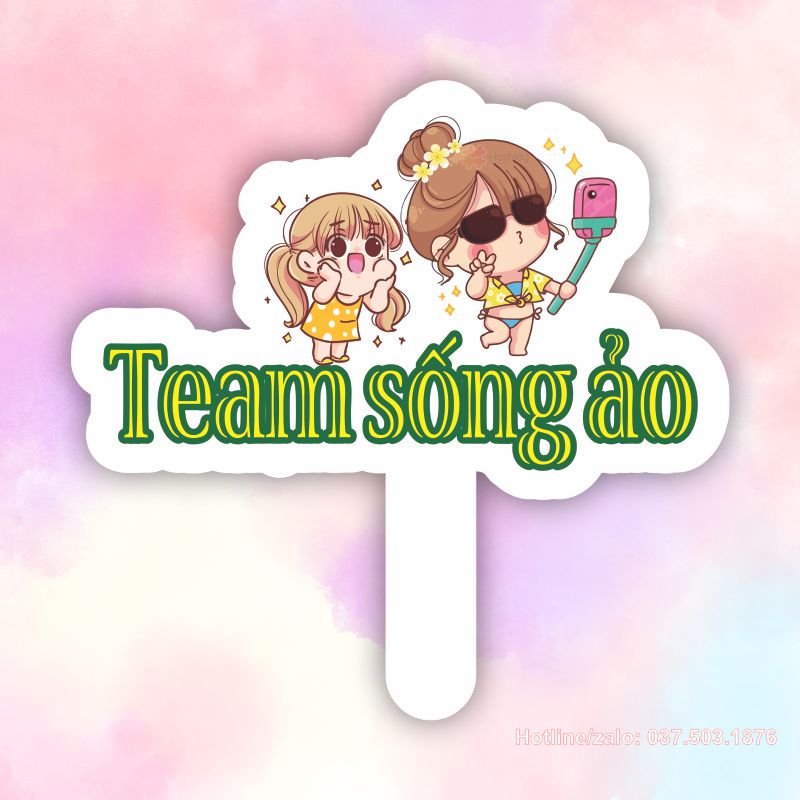 Hashtag cầm tay team sống ảo