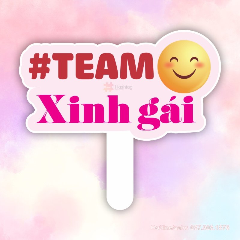 Hashtag cầm tay team xinh gái