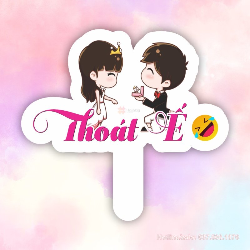 Hashtag cầm tay Thoát Ế