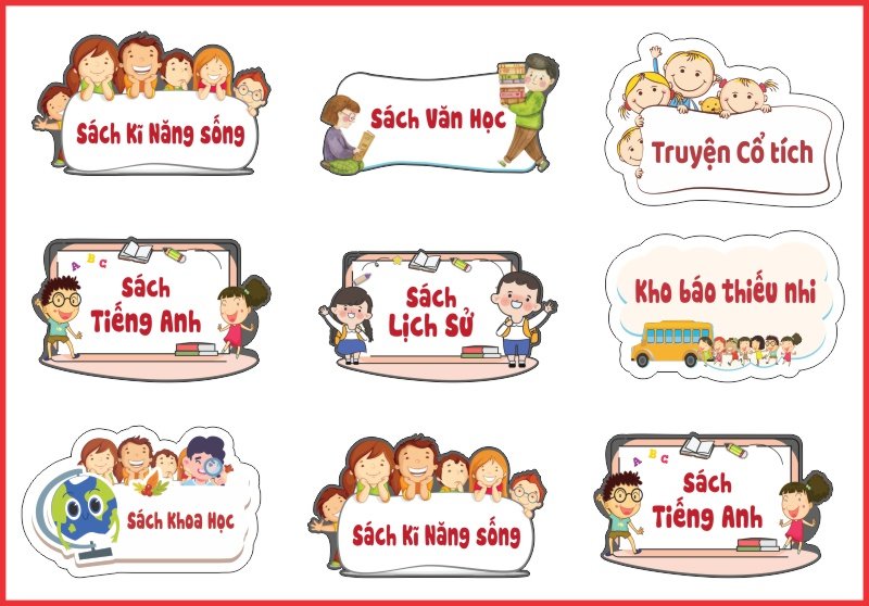 Hashtag cầm tay Thư Viện Sách