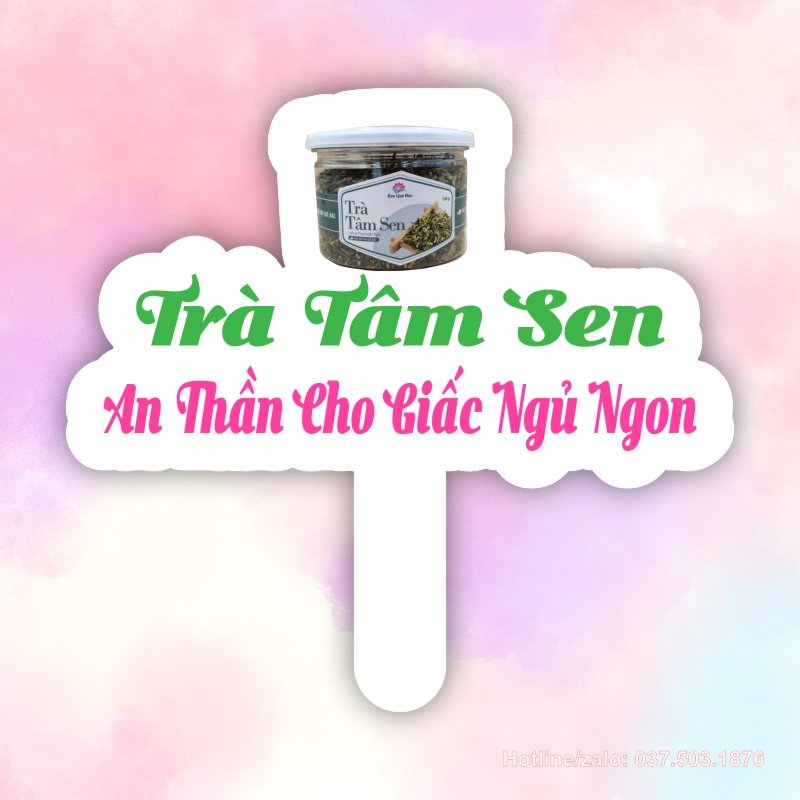 Hashtag cầm tay trà tâm sen