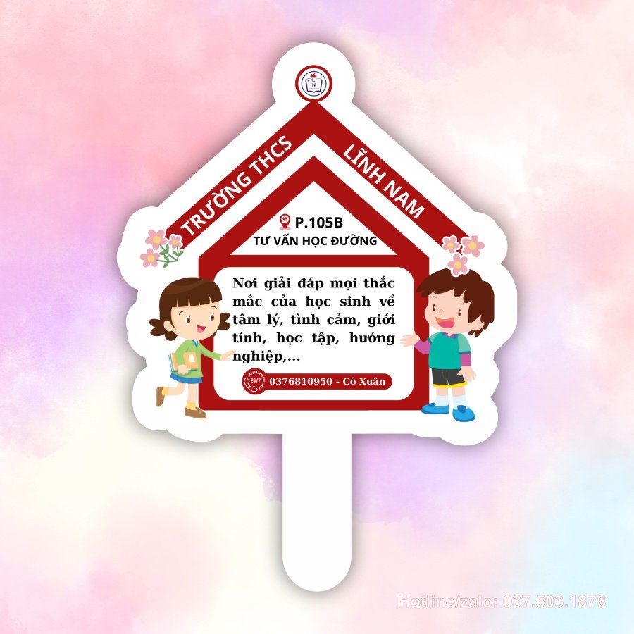 Hashtag cầm tay Trường THCS Lĩnh Nam