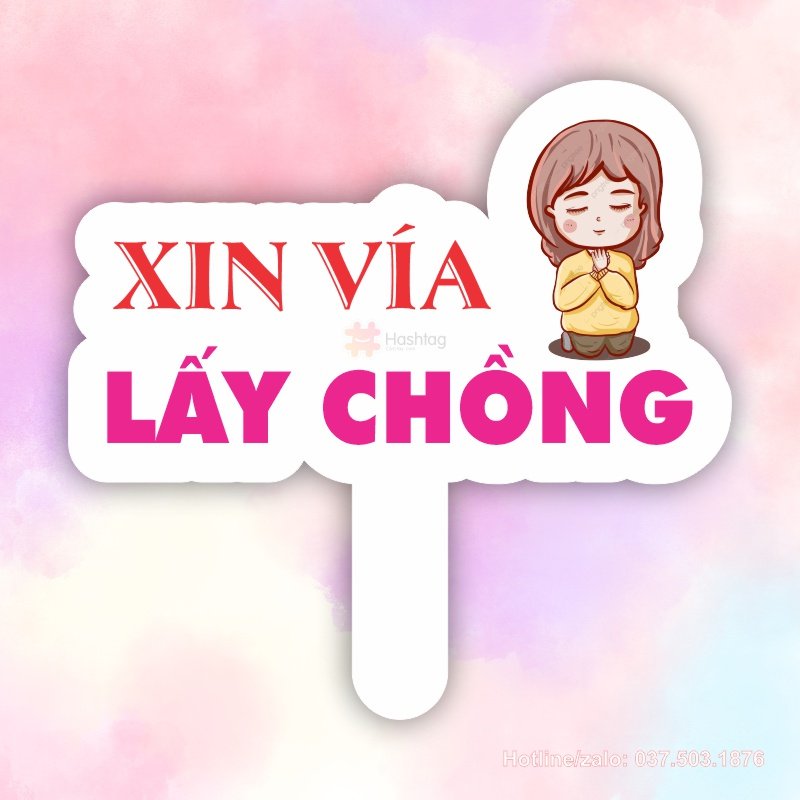 Hashtag cầm tay xin vía lấy chồng