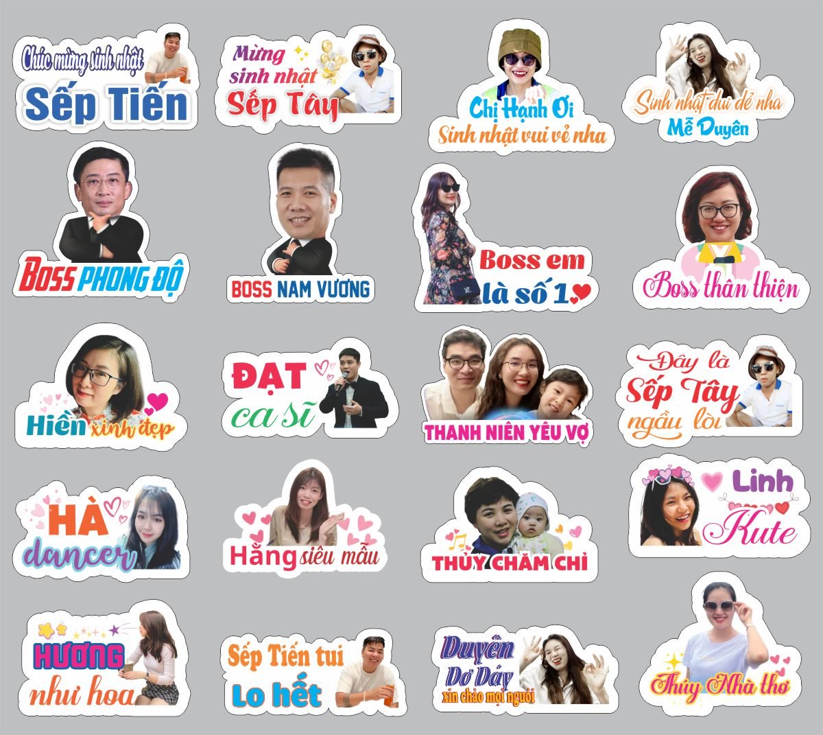 Hashtag chúc mừng sinh nhật sếp