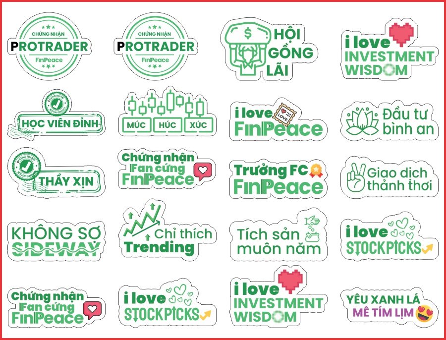 Hashtag cầm tay chứng khoán